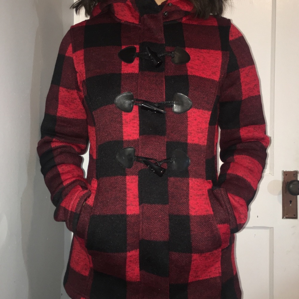 MADDEN GIRL PLAID COAT